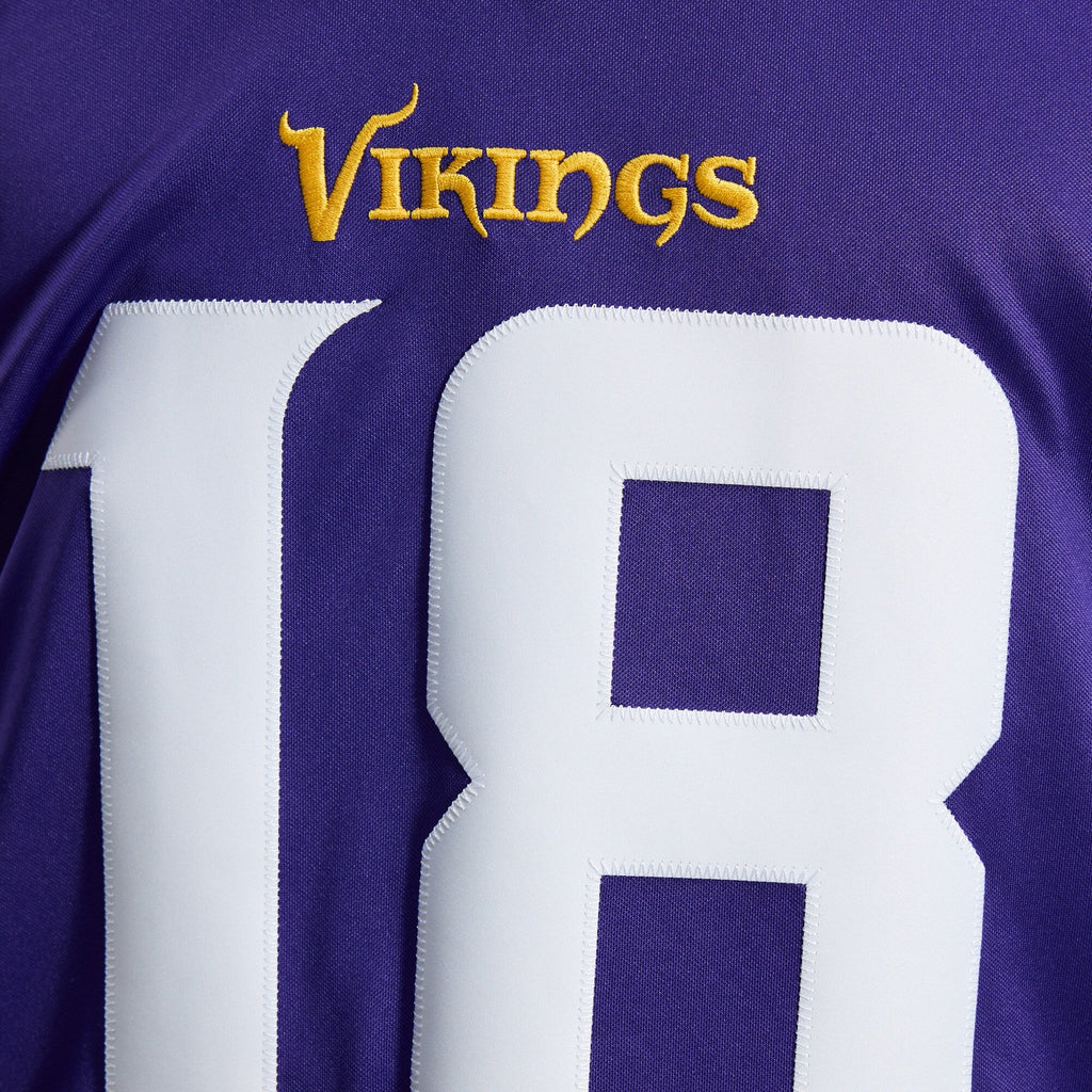 Minnesota Vikings Justin Jefferson Nike Purple Team Vapor F.U.S.E. Stitched Limited Jersey