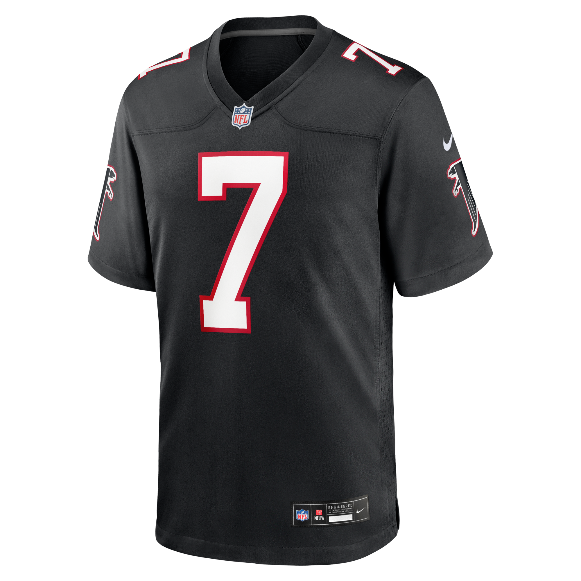 Atlanta Falcons Bijan Robinson Nike Black Throwback Game Jersey