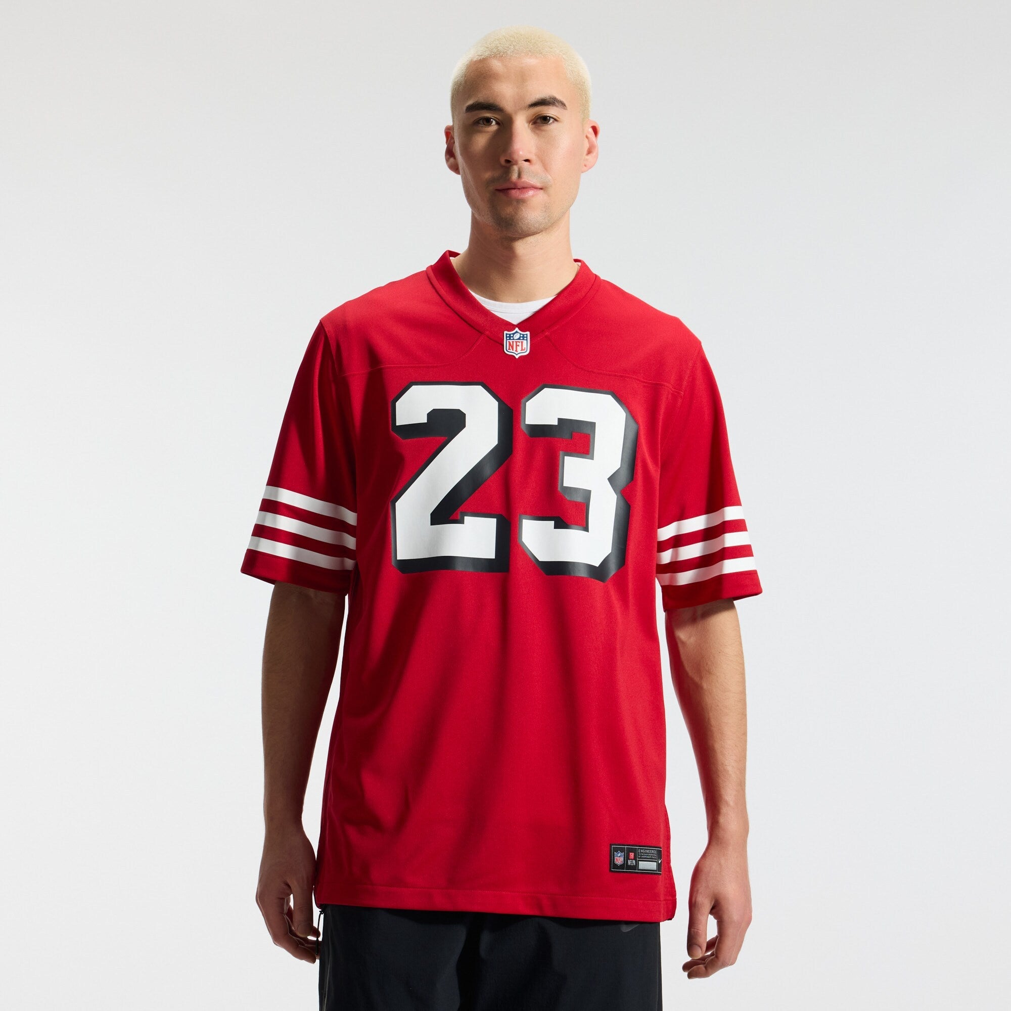 San Francisco 49ers Christian McCaffrey Nike Scarlet Alternate Game Player Jersey
