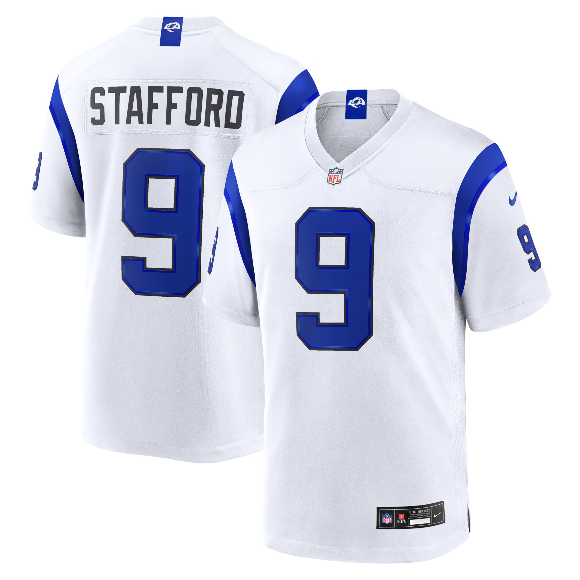 Los Angeles Rams Matthew Stafford Nike Fearsome White Game Jersey