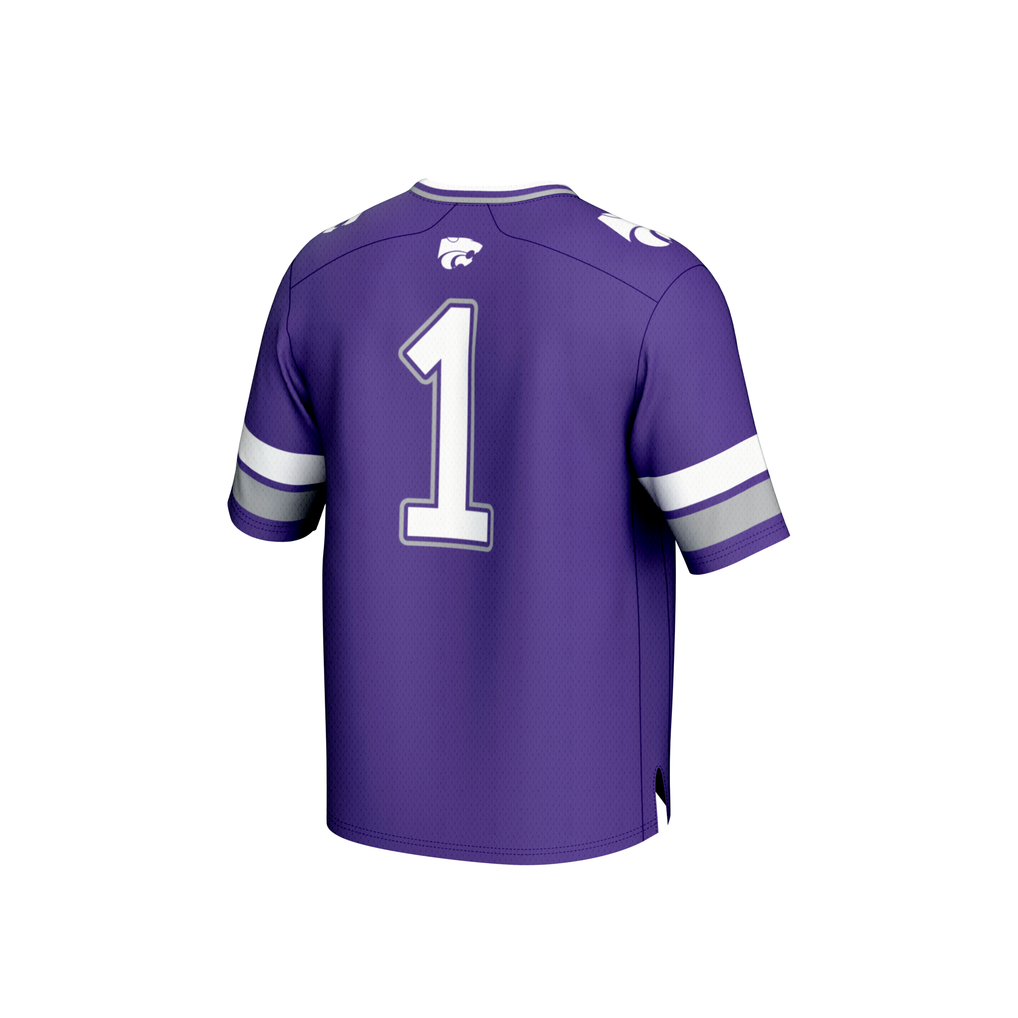 GameDay Greats #1 Purple Kansas State Wildcats Lightweight Collegiate Football Fashion Jersey