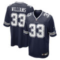 Dallas Cowboys Javonte Williams Nike Navy Team Game Jersey