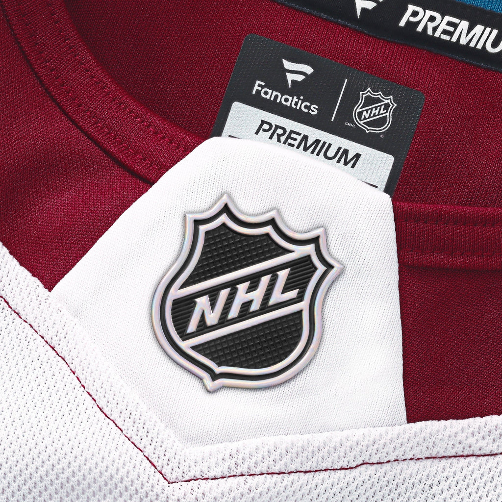 Colorado Avalanche Nathan MacKinnon Fanatics White Away Premium Jersey