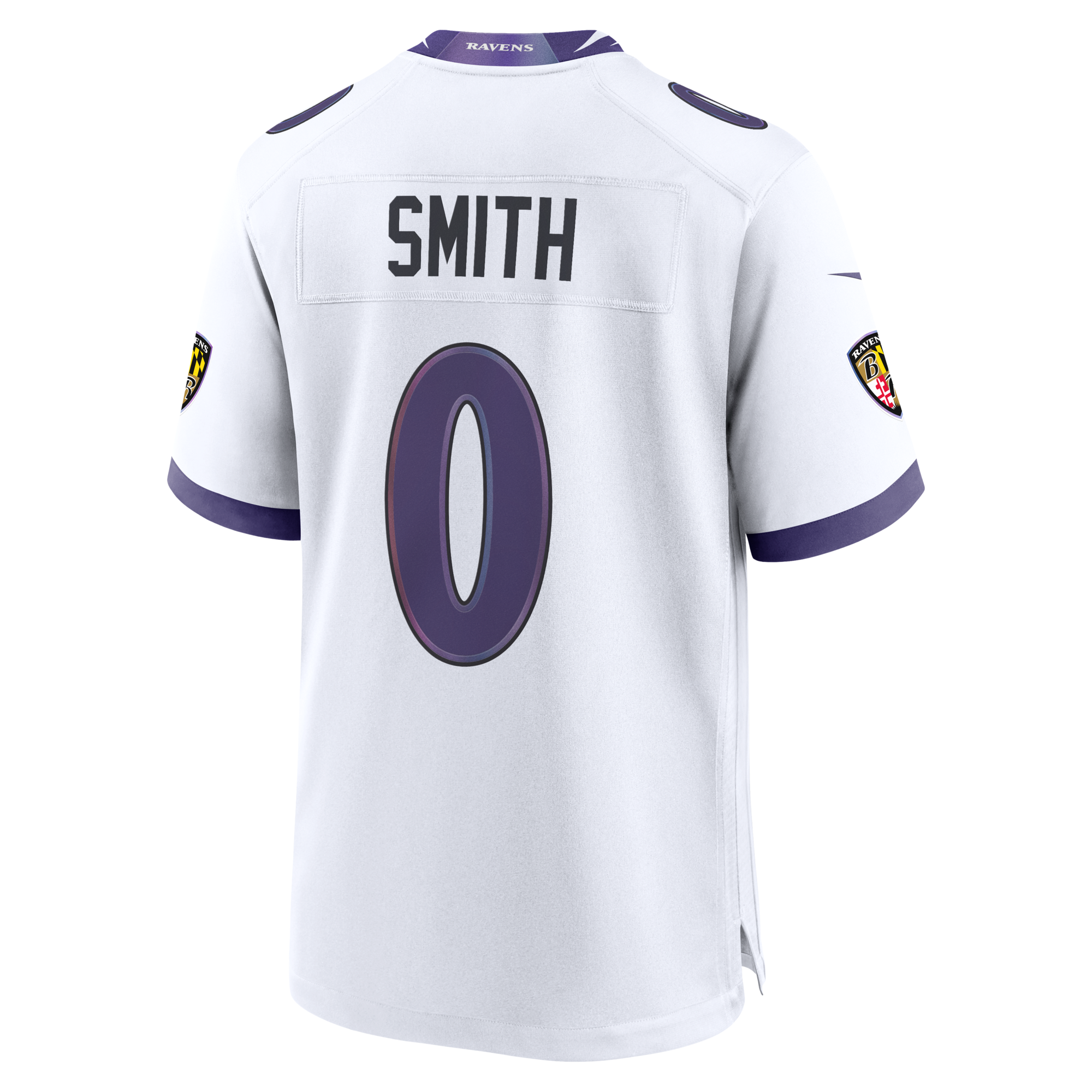 Baltimore Ravens Roquan Smith Nike White Game Jersey