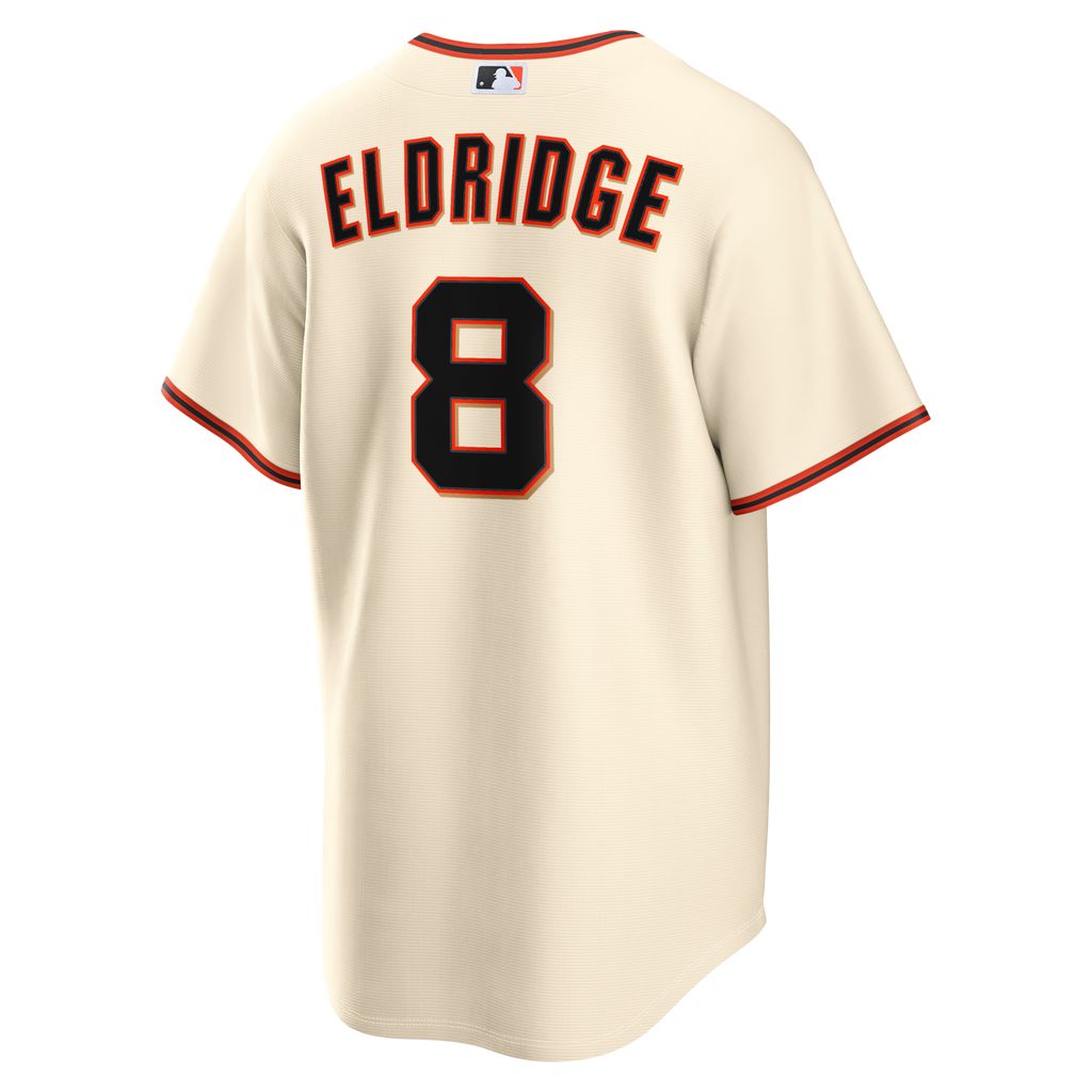 San Francisco Giants Bryce Eldridge Nike Cream Home Replica Jersey