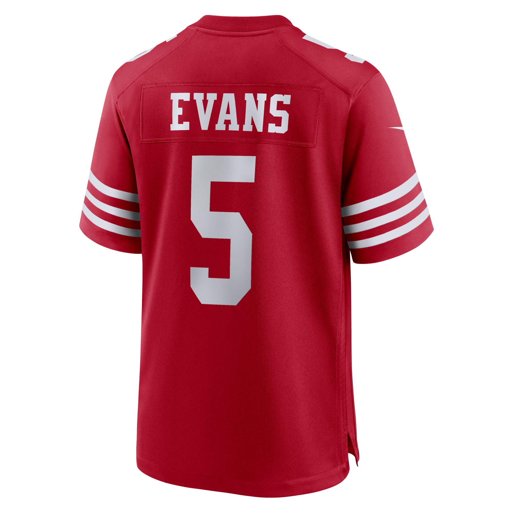 San Francisco 49ers Mike Evans Nike Scarlet Game Jersey