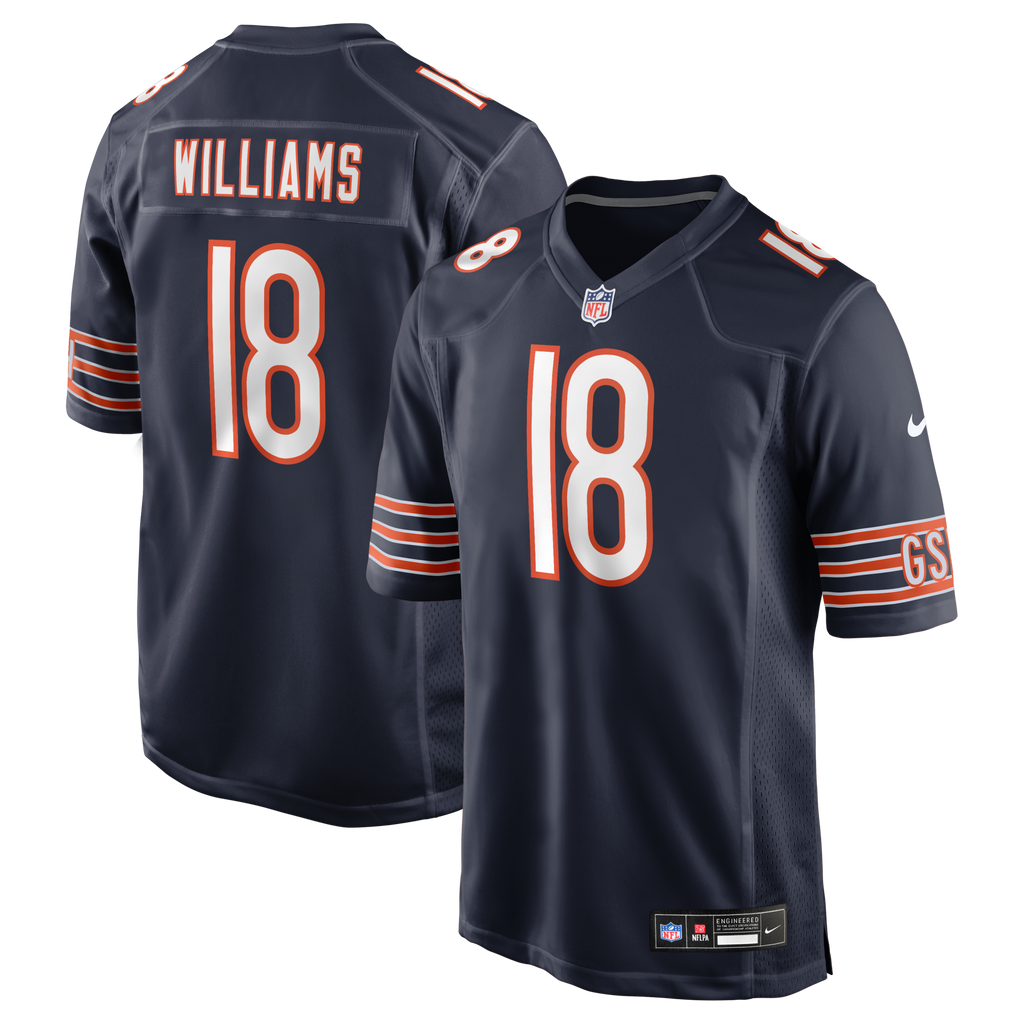 Chicago Bears Caleb Williams Nike Navy Player Game Jersey