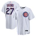 Chicago Cubs Seiya Suzuki Nike White Home Replica Jersey