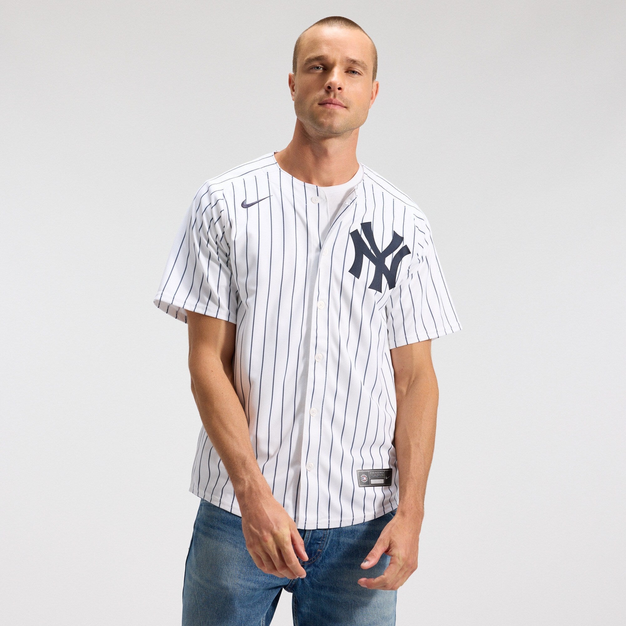 New York Yankees Aaron Judge Nike White Home Limited Player Jersey