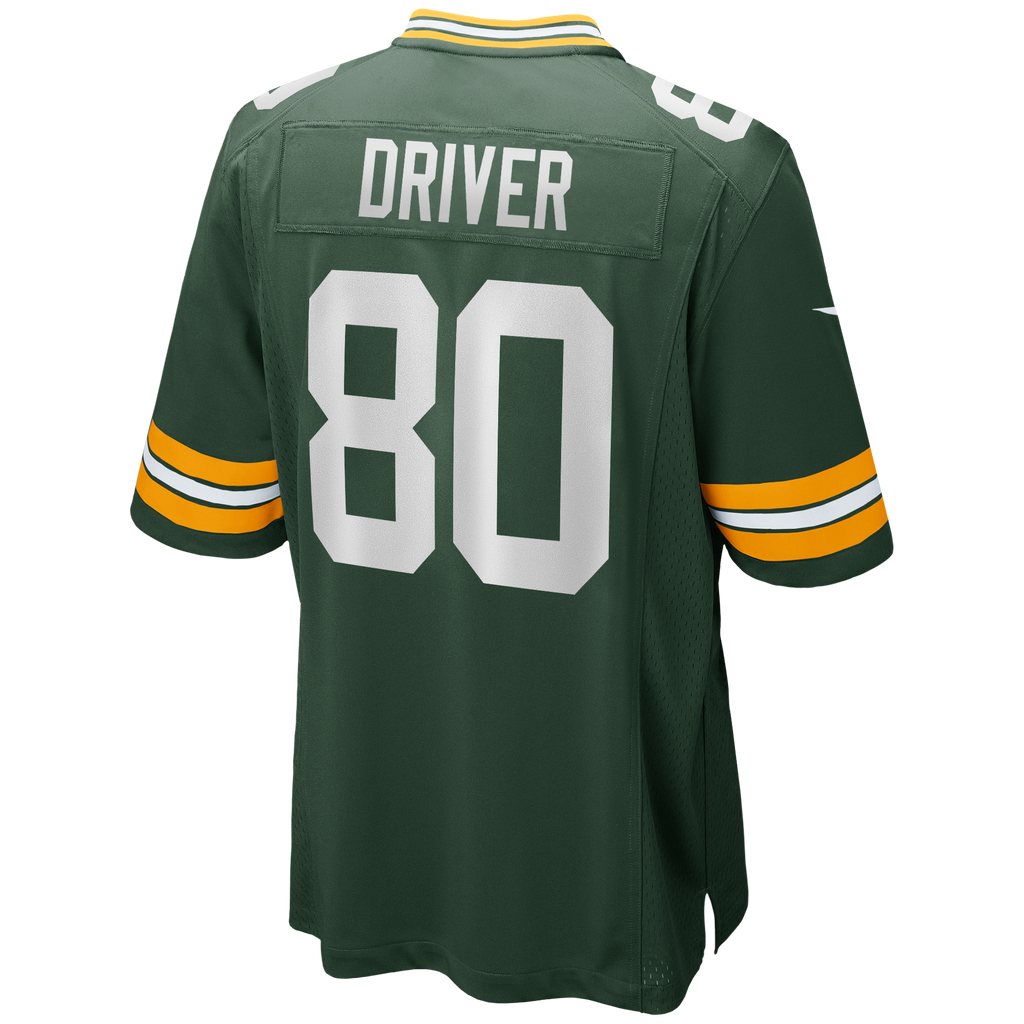 Green Bay Packers Donald Driver Nike Green Game Retired Player Jersey