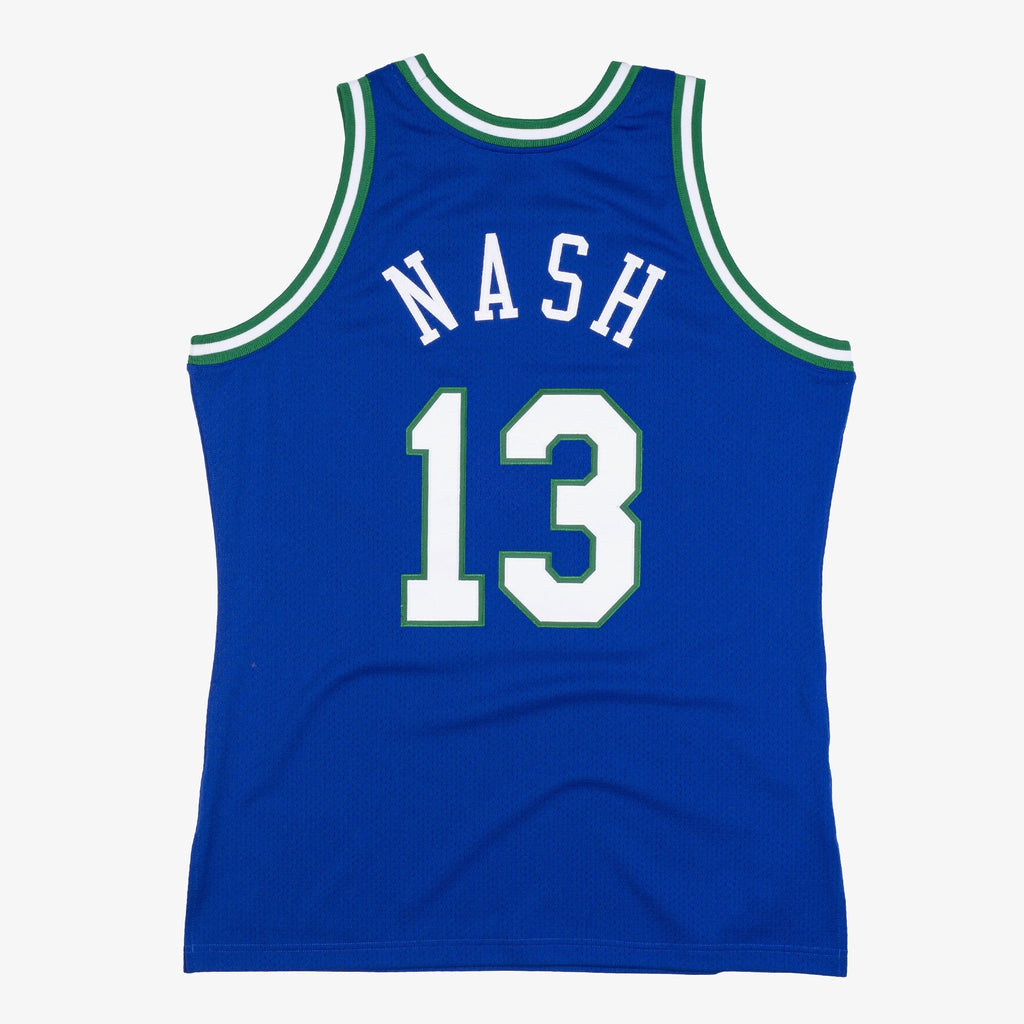 Dallas Mavericks Mitchell & Ness Steve Nash 1998 Swingman Authentic Jersey - Royal Blue