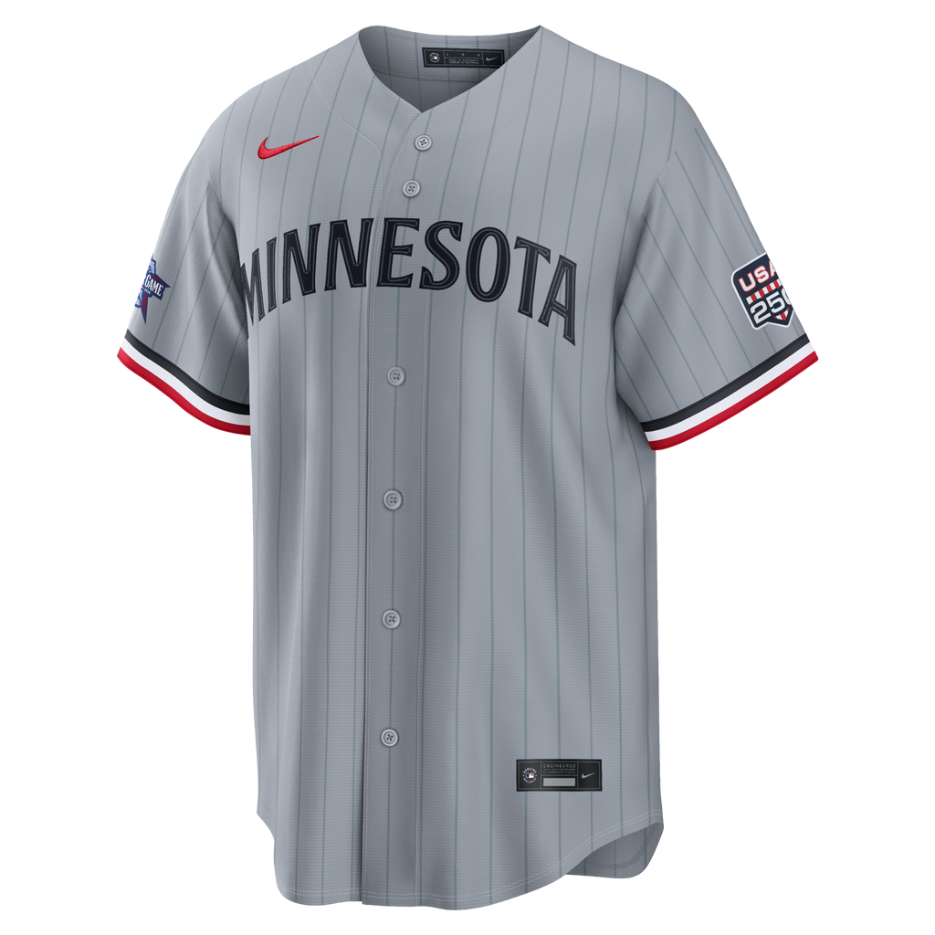 2026 All-Star Game Minnesota Twins Byron Buxton Nike Gray Replica Jersey