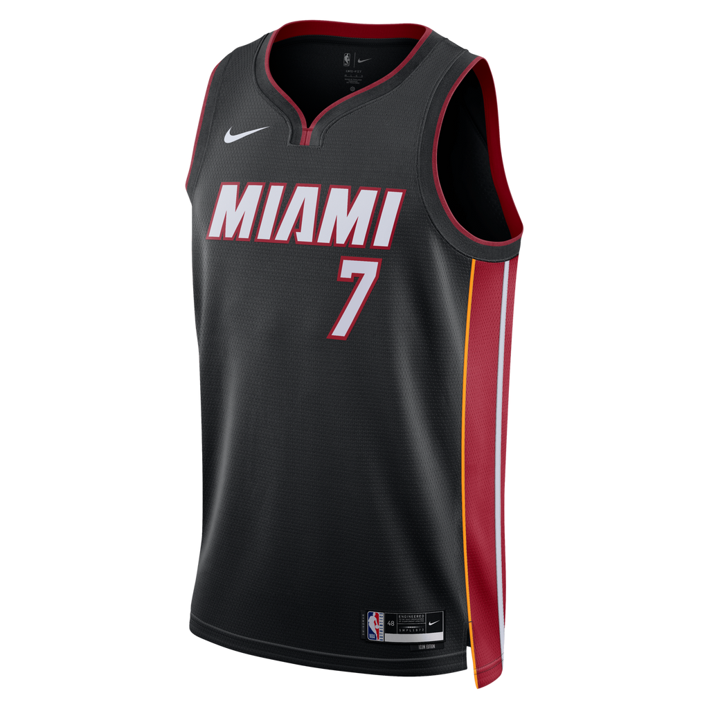 Miami Heat Nike Icon Edition Swingman Jersey - Black - Giannis Antetokounmpo