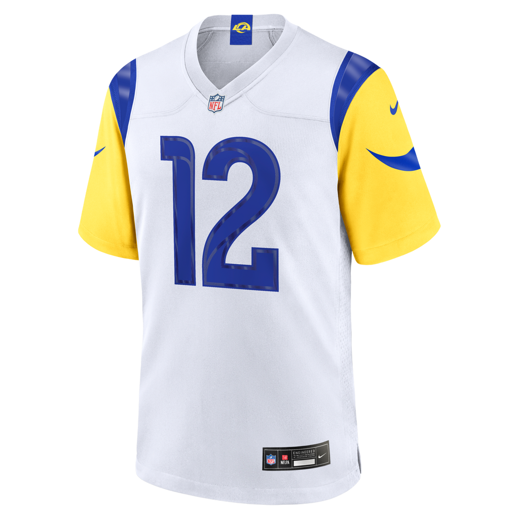 Los Angeles Rams Puka Nacua Nike White White Game Player Jersey