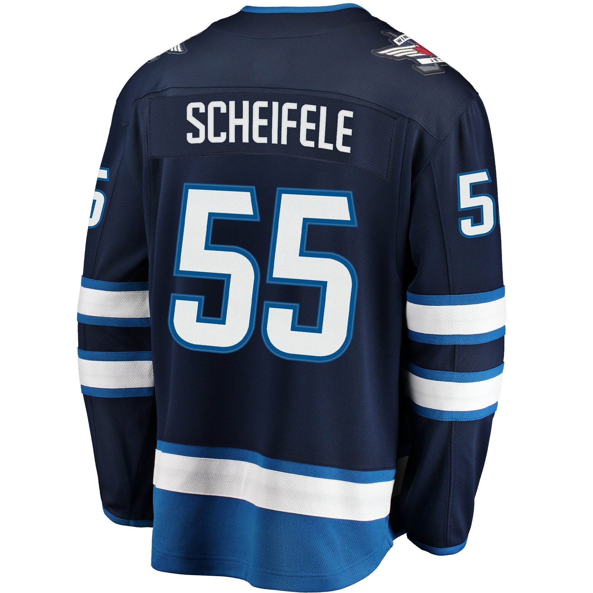 Winnipeg Jets Mark Scheifele Fanatics Navy Breakaway Replica Jersey