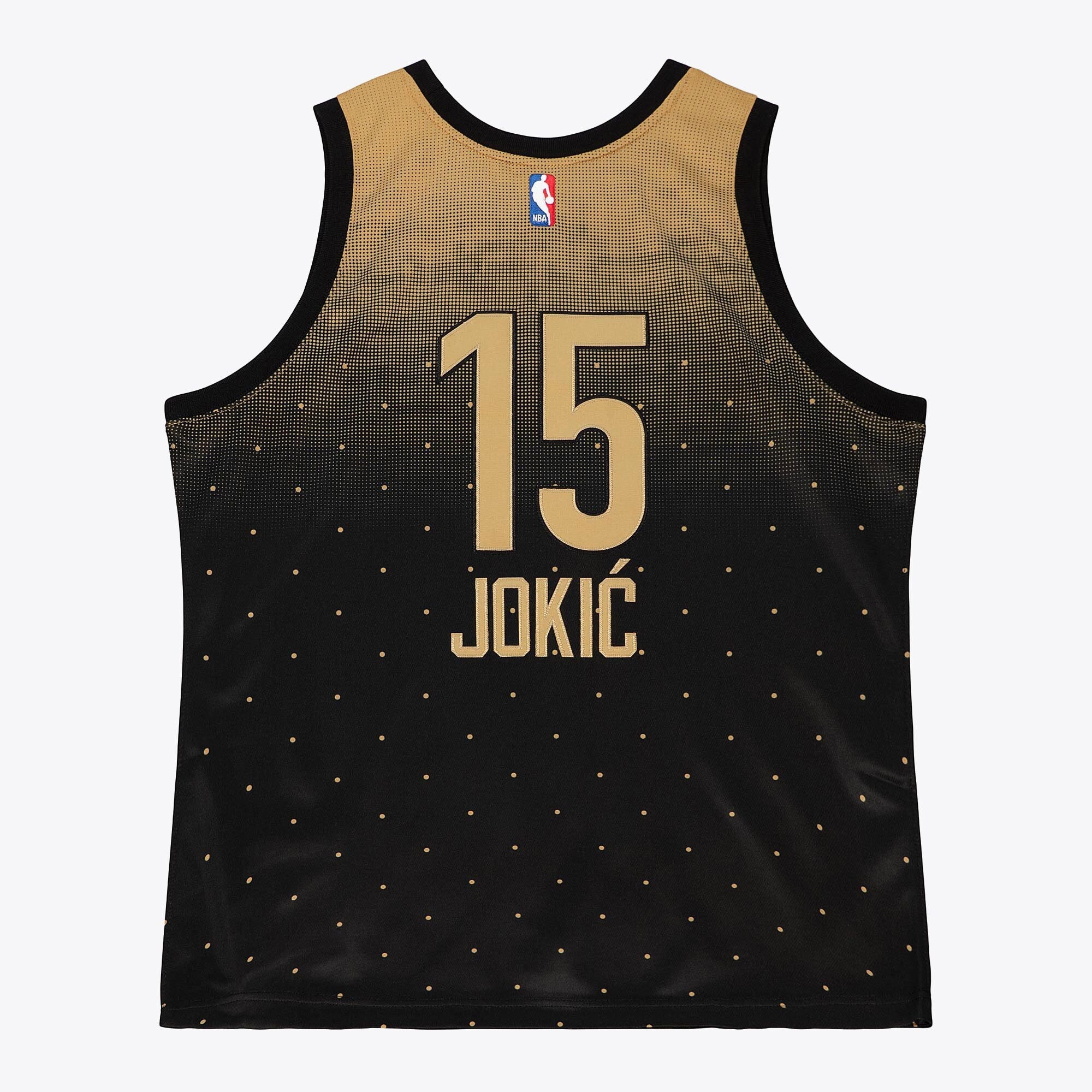 NBA Mitchell & Ness Nikola Jokic 2016 World Authentic Jersey All-Star - Black/Gold
