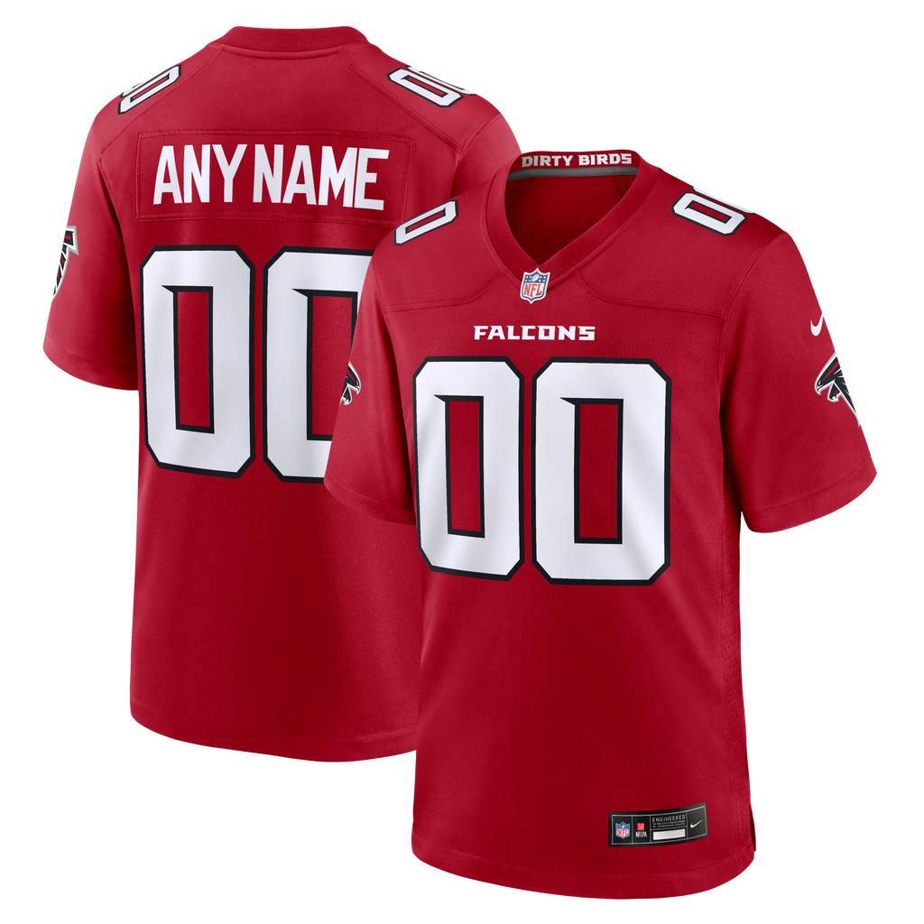 Atlanta Falcons Nike Red Custom Game Jersey