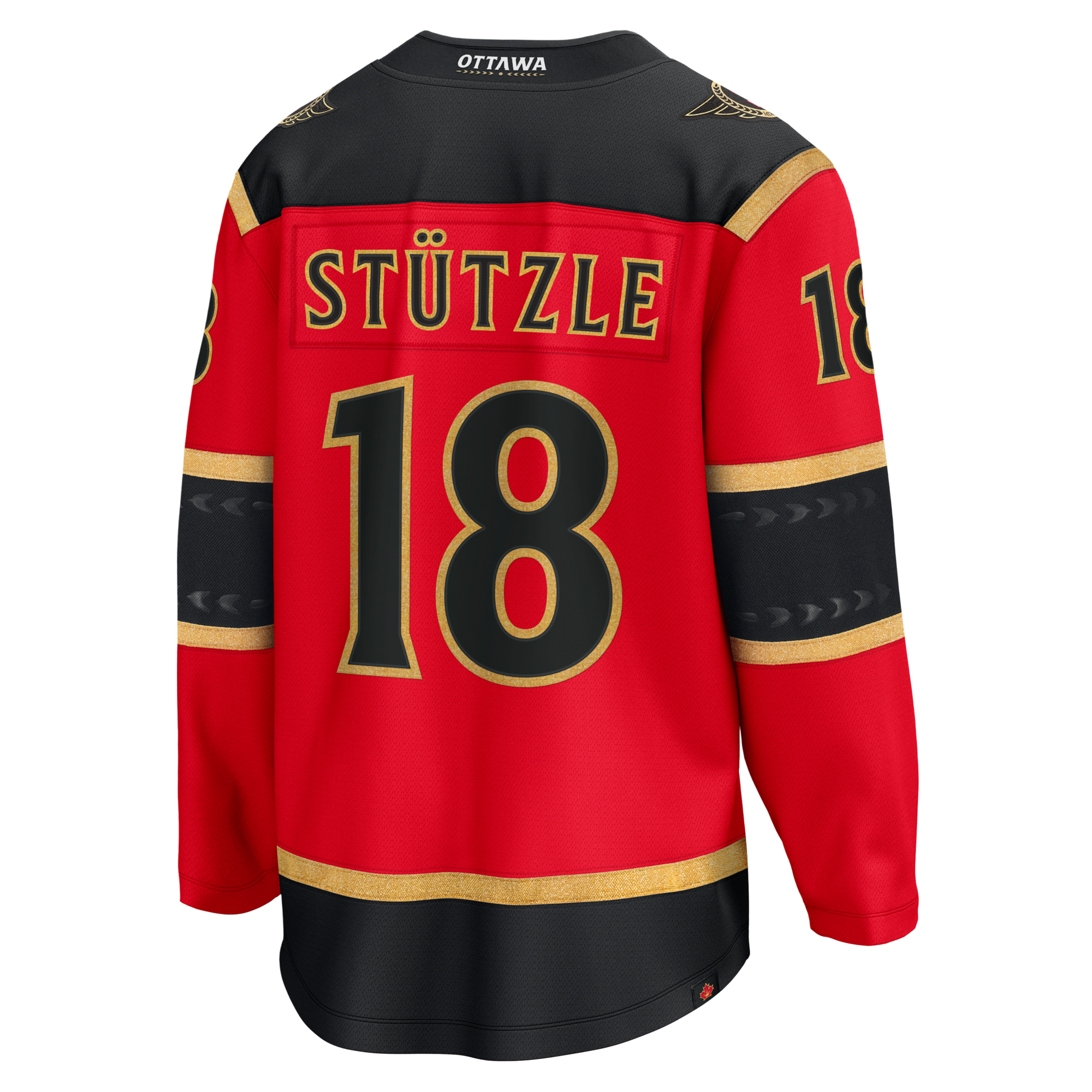 Ottawa Senators Tim Stutzle Fanatics Red Alternate Breakaway Jersey