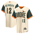 Baltimore Orioles Dylan Beavers Nike Cream 2026 City Connect Stadium Jersey