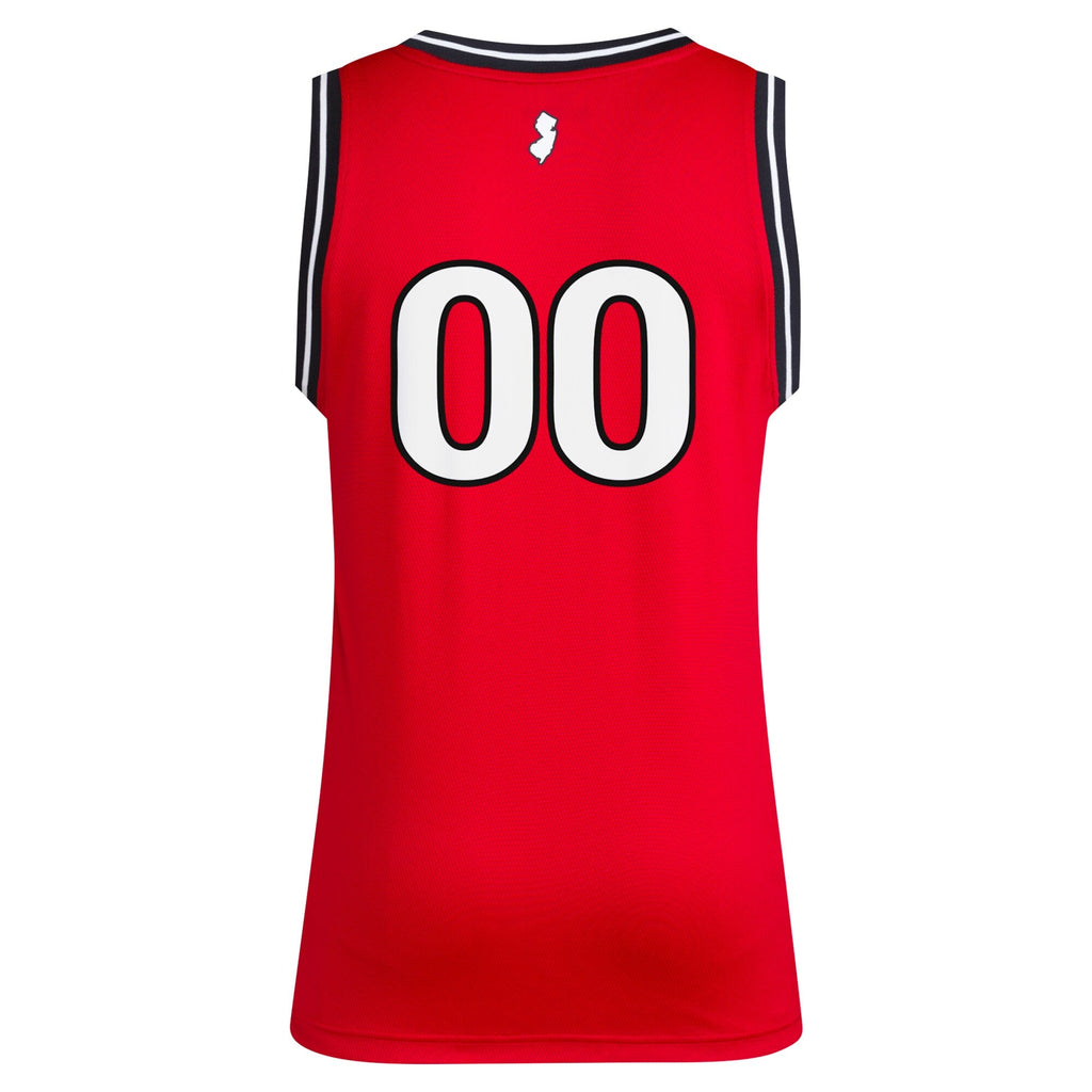 adidas #00 Scarlet Rutgers Scarlet Knights Replica Swingman Jersey