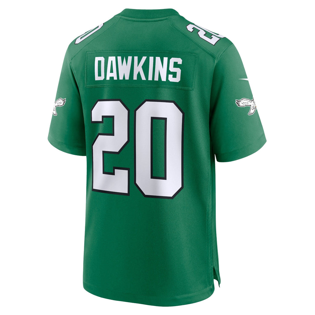 Philadelphia Eagles Brian Dawkins Nike Kelly Green Alternate Retired Player Game Jersey
