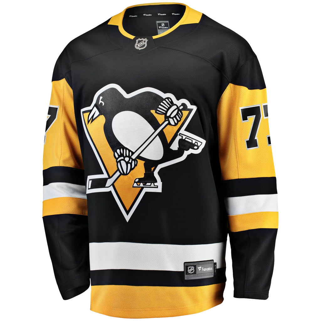 Pittsburgh Penguins Jeff Carter Fanatics Black Home Breakaway Replica Jersey