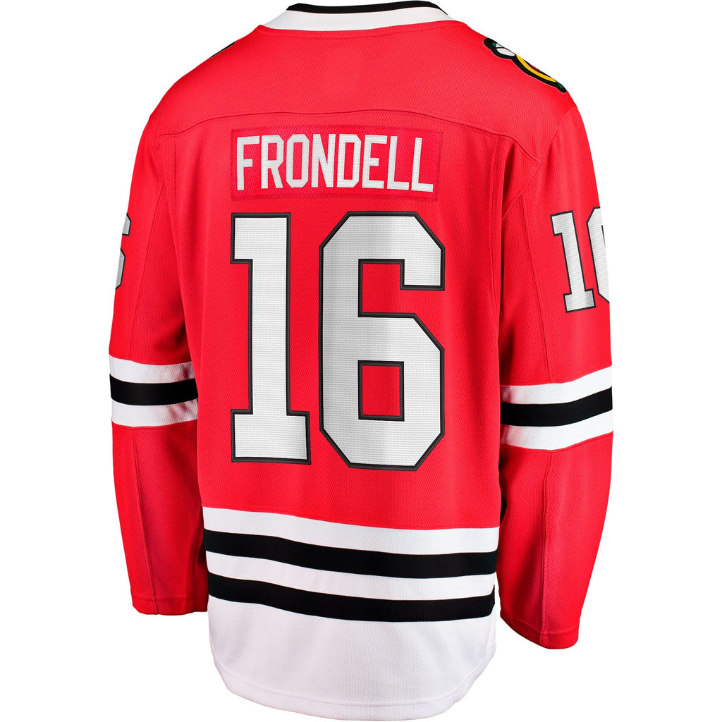 Chicago Blackhawks Anton Frondell Fanatics Red Breakaway Jersey