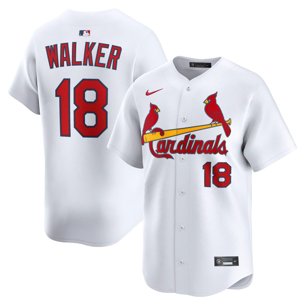 St. Louis Cardinals Jordan Walker Nike White Home Limited Player Jersey