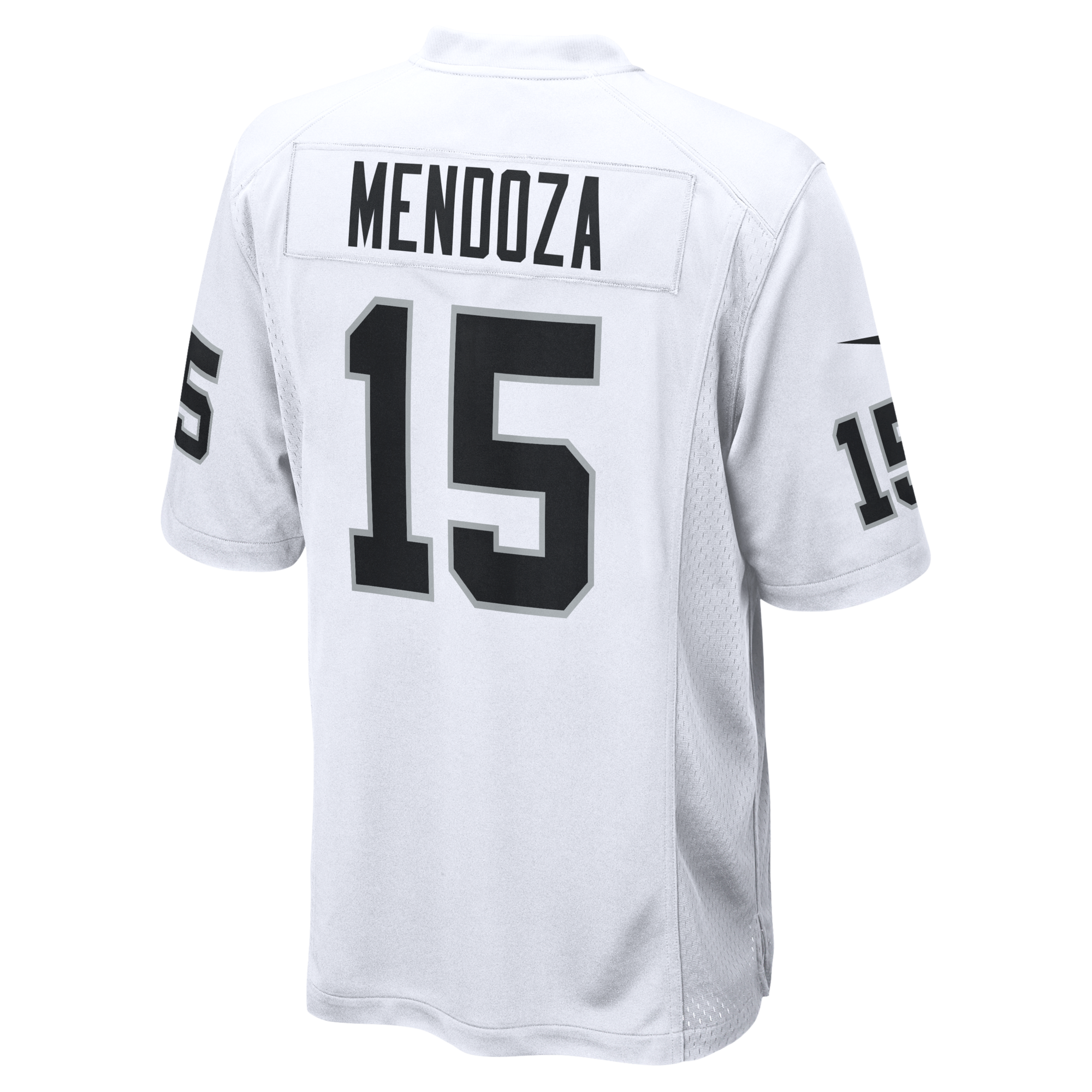 Las Vegas Raiders Fernando Mendoza Nike White Game Player Jersey
