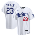 Los Angeles Dodgers Kyle Tucker Nike White Home Stadium Jersey