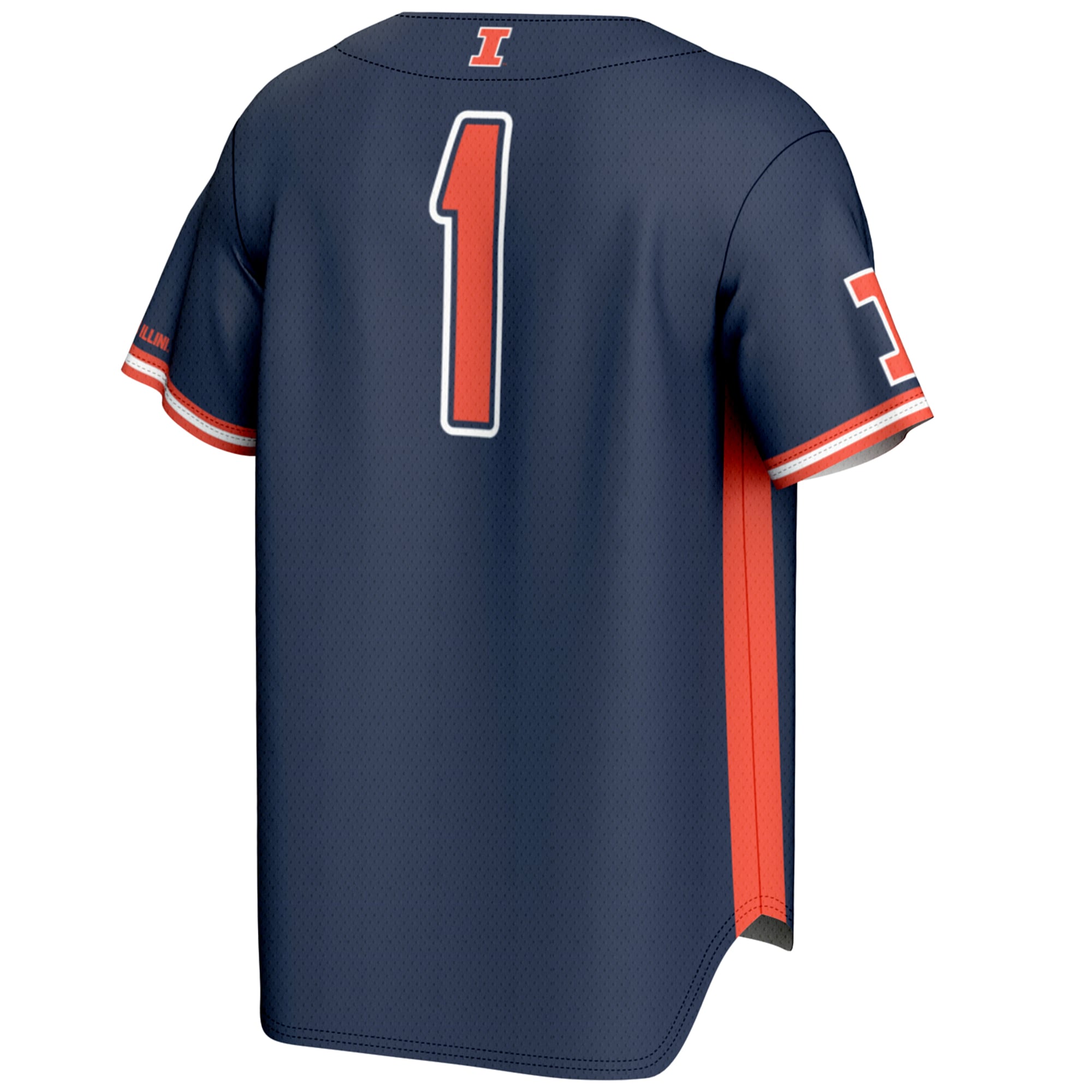 GameDay Greats #1 Navy Illinois Fighting Illini Lightweight Baseball Jersey