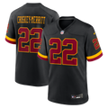 Washington Commanders Jacory Croskey-Merritt Nike Black Hail Raiser Alternate Game Jersey
