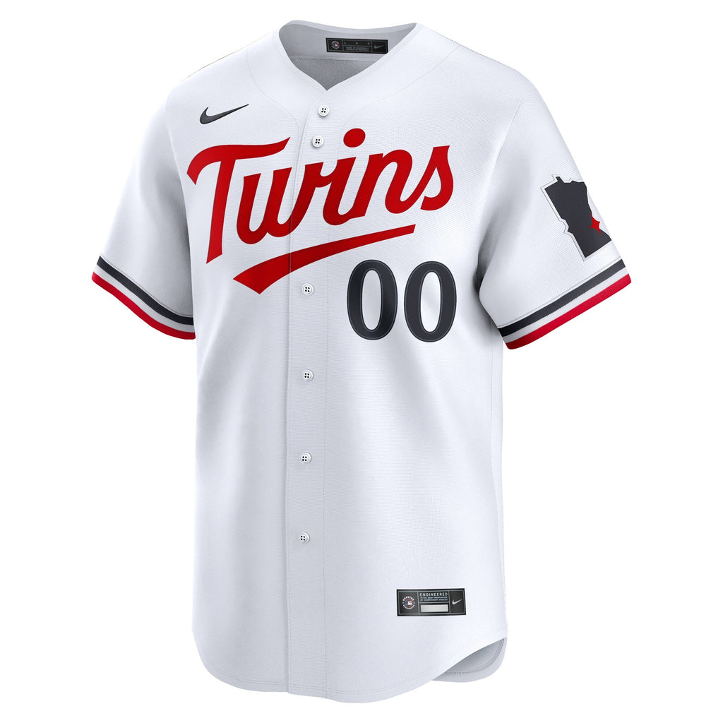Minnesota Twins Nike White Home Limited Custom Jersey