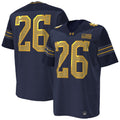 Under Armour #26 Navy Notre Dame Fighting Irish 2026 Shamrock Series Replica Football Jersey