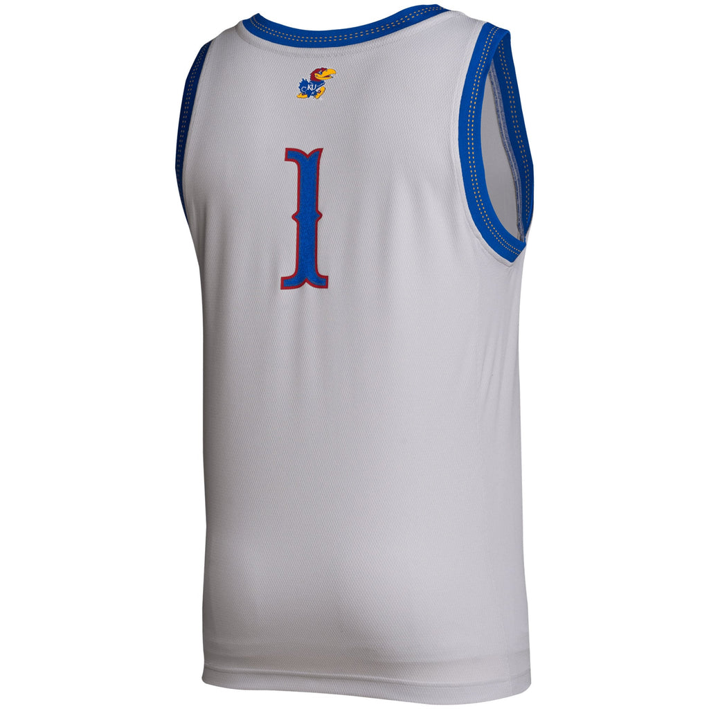 adidas # Gray Kansas Jayhawks Swingman Jersey