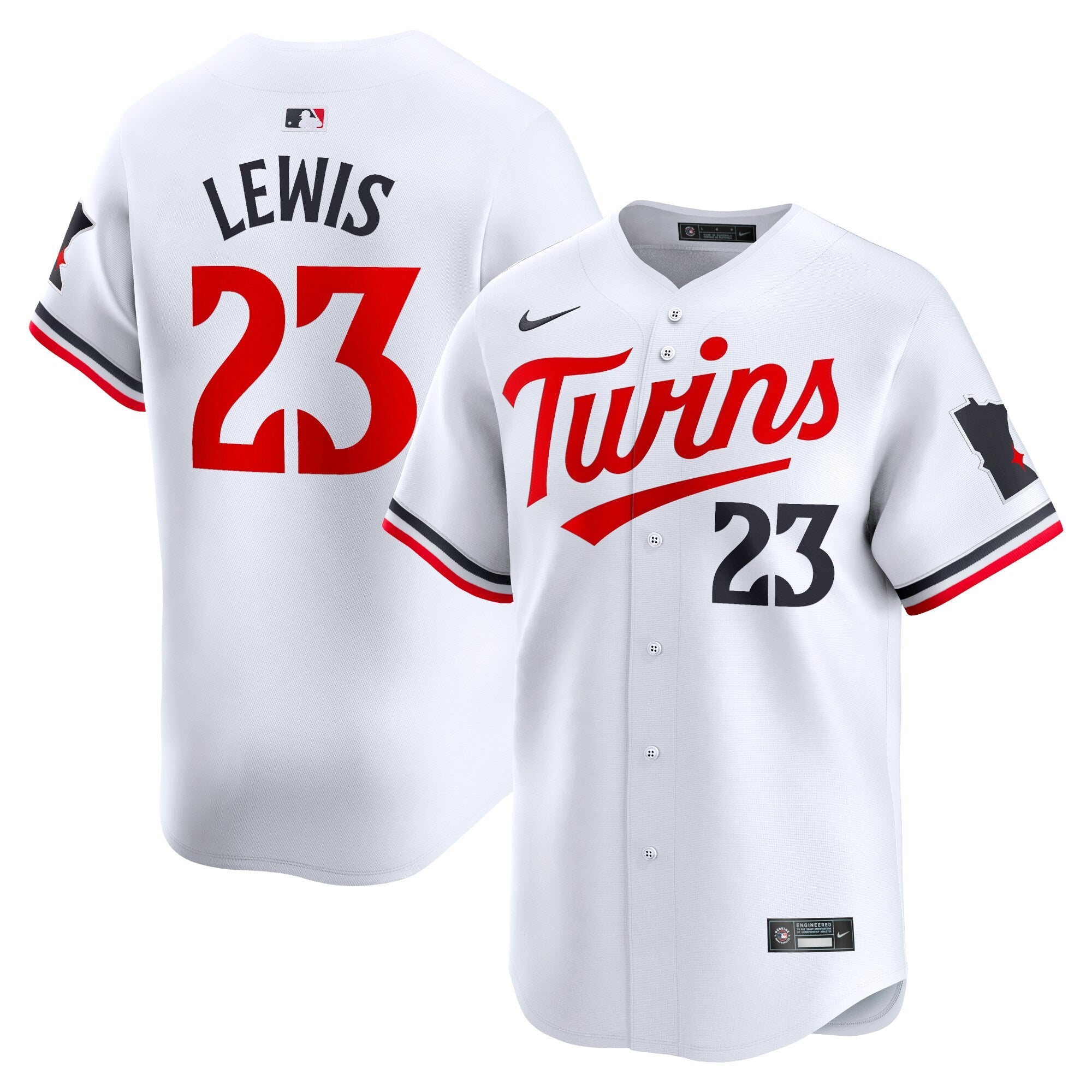 Minnesota Twins Royce Lewis Nike White Home Limited Player Jersey