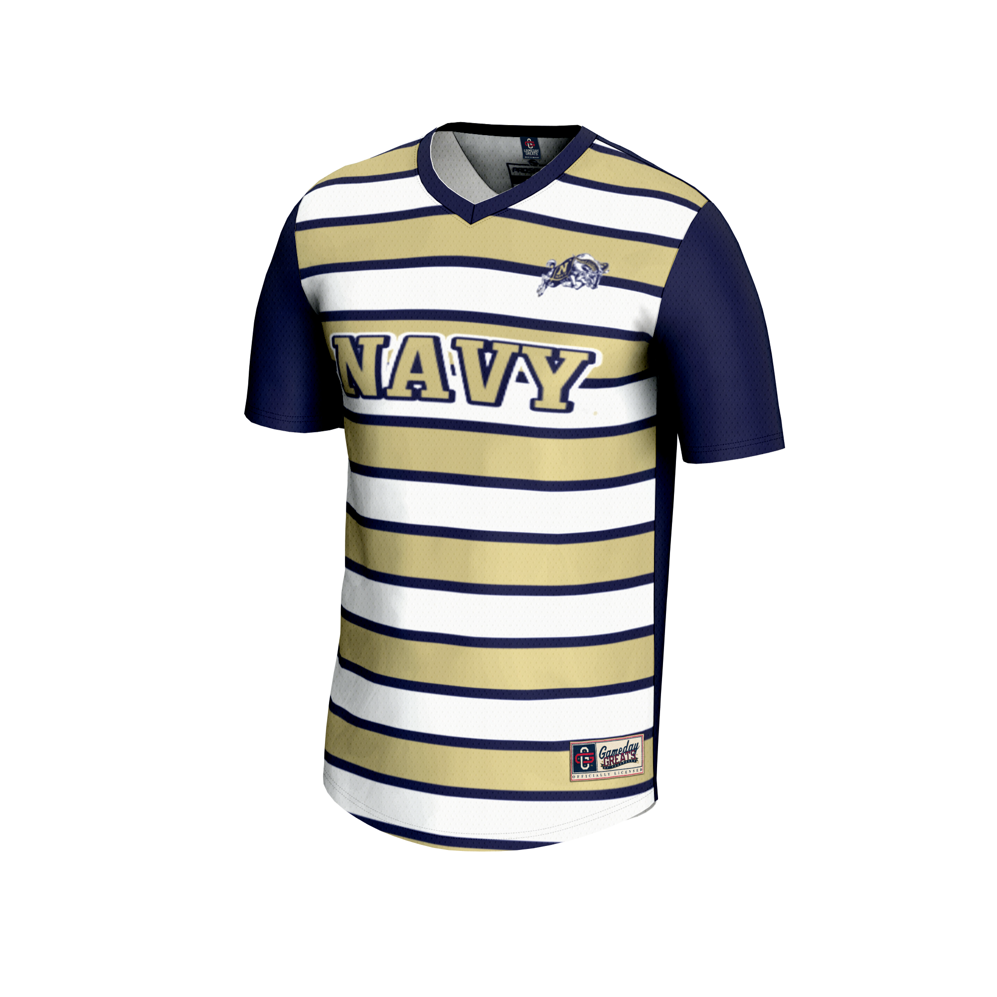 GameDay Greats #1 Navy Navy Midshipmen Lightweight Soccer Fashion Jersey