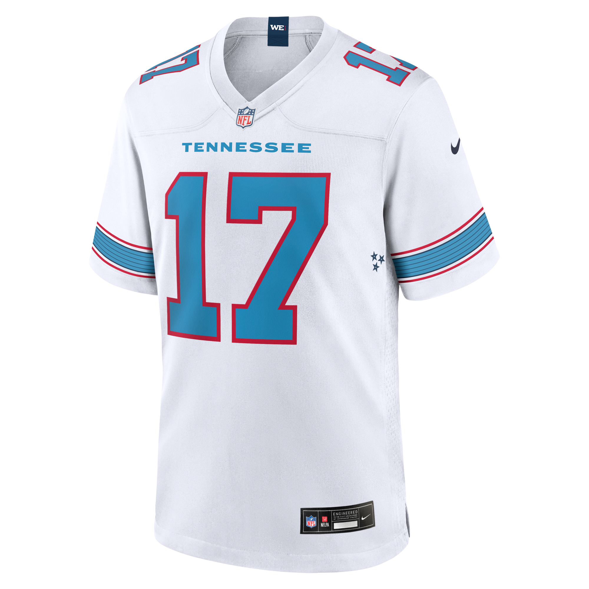 Tennessee Titans Chimere Dike Nike White Game Jersey