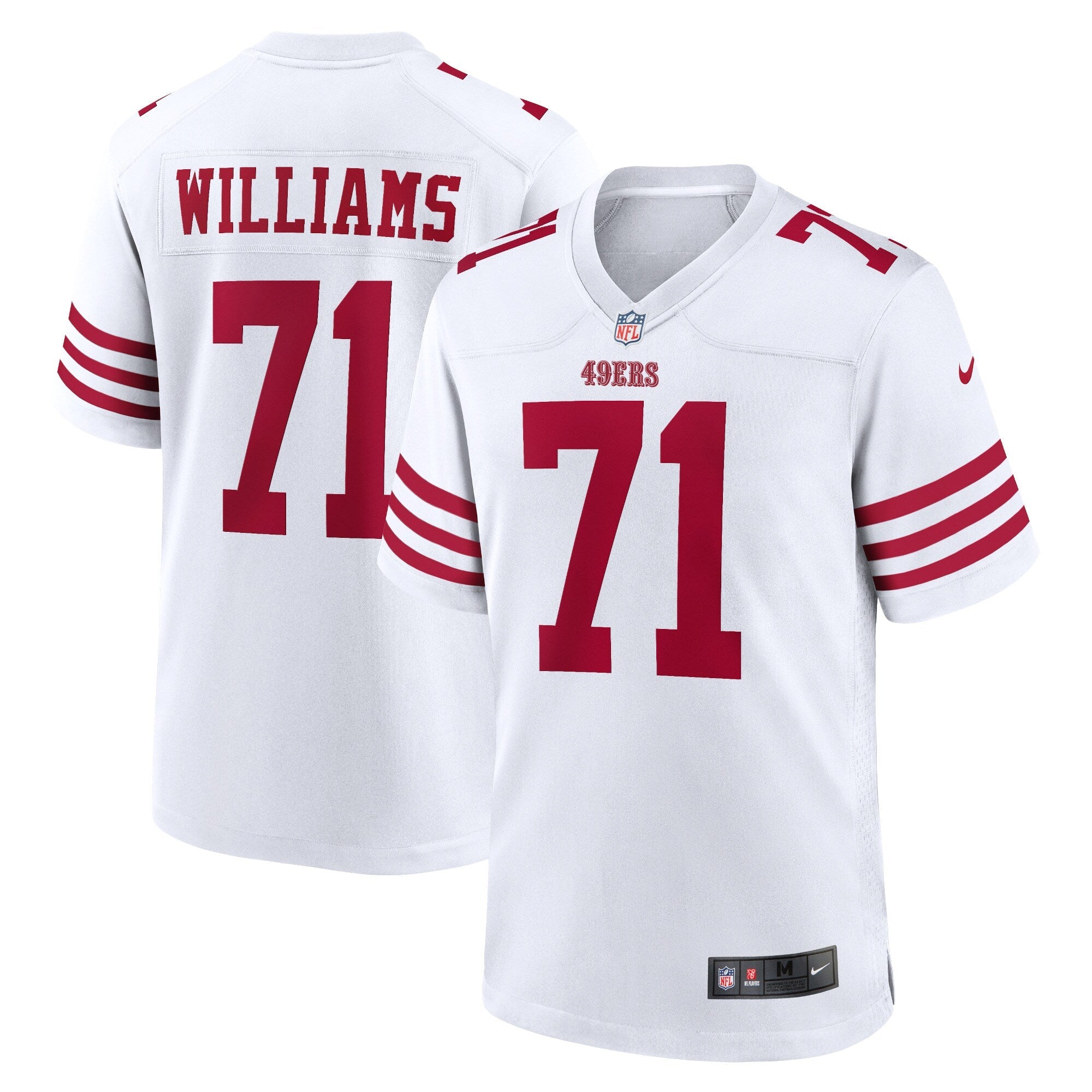 San Francisco 49ers Trent Williams Nike White Player Game Jersey