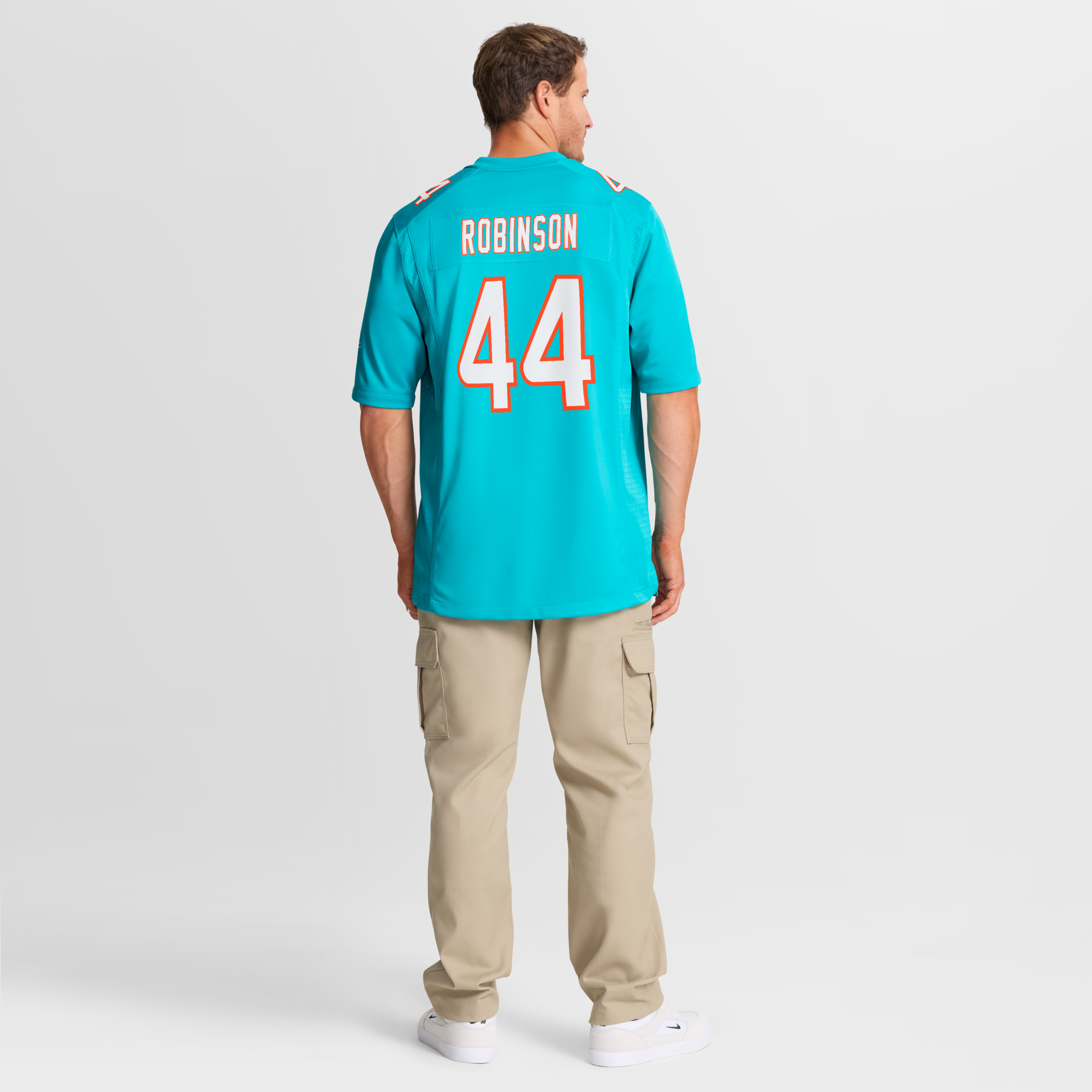 Miami Dolphins Chop Robinson Nike Aqua Player Game Jersey
