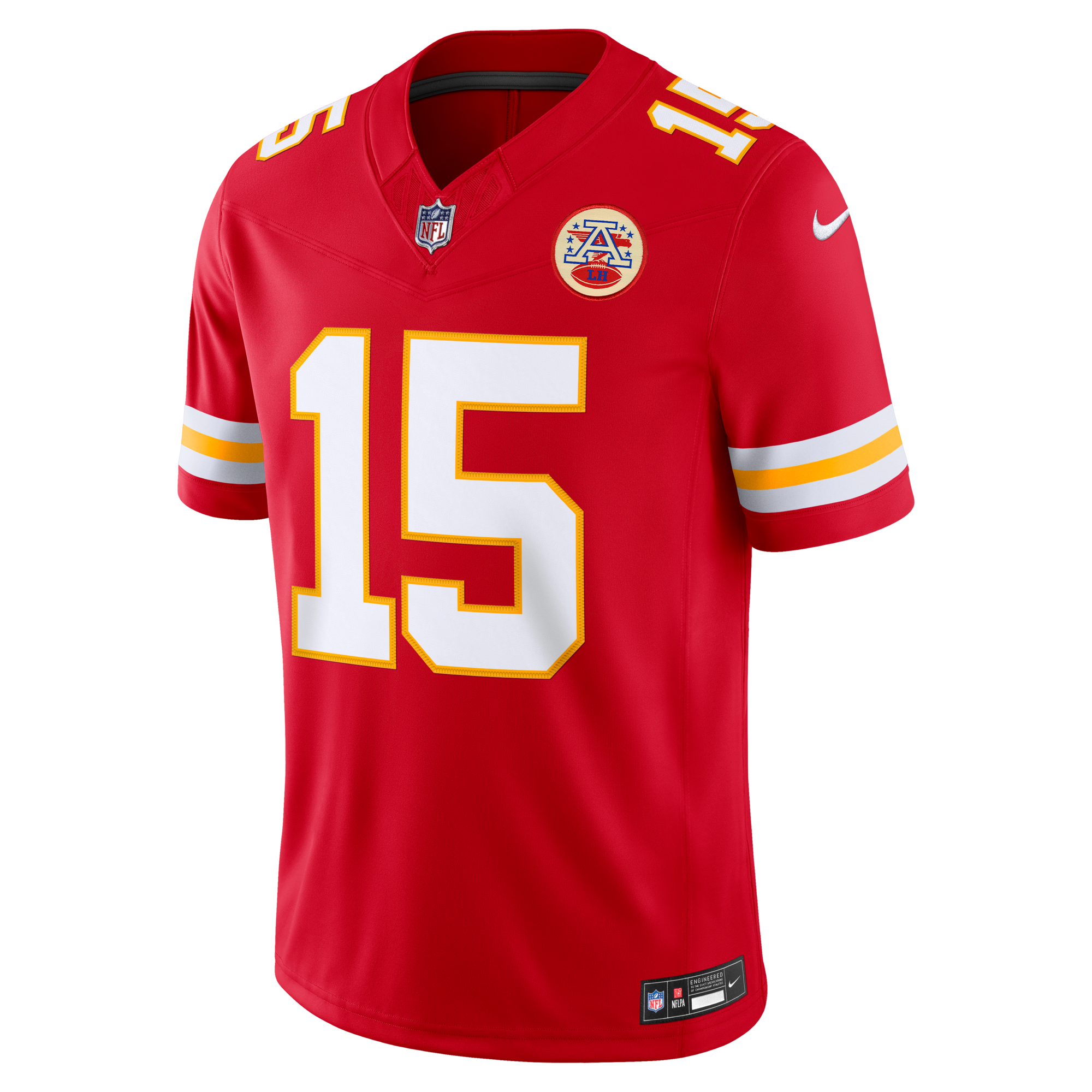 Kansas City Chiefs Patrick Mahomes Nike Red Team Vapor F.U.S.E. Stitched Limited Jersey