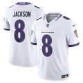Baltimore Ravens Lamar Jackson Nike White Vapor F.U.S.E. Stitched Limited Jersey