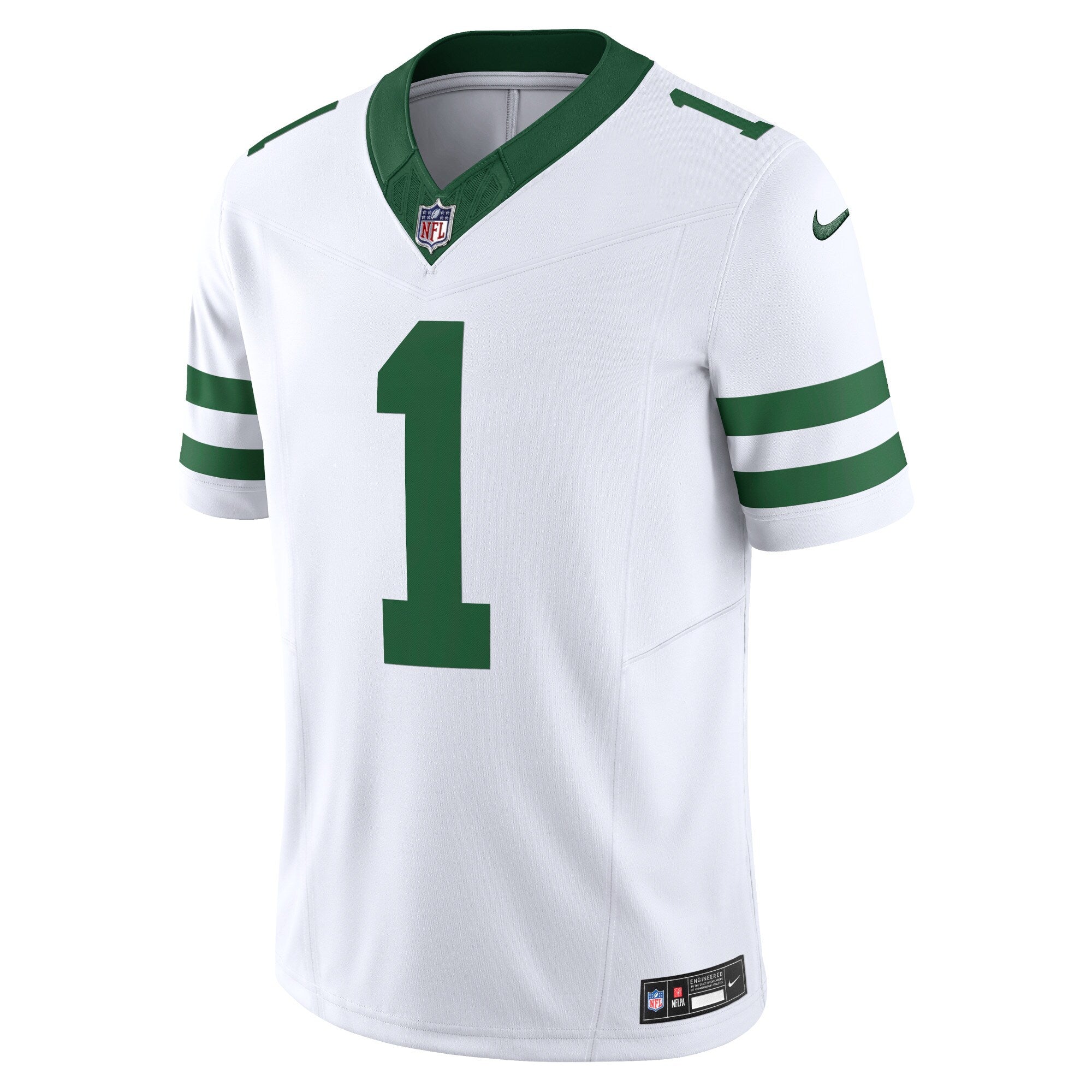 New York Jets Ahmad Sauce Gardner Nike Legacy White Vapor F.U.S.E. Limited Jersey