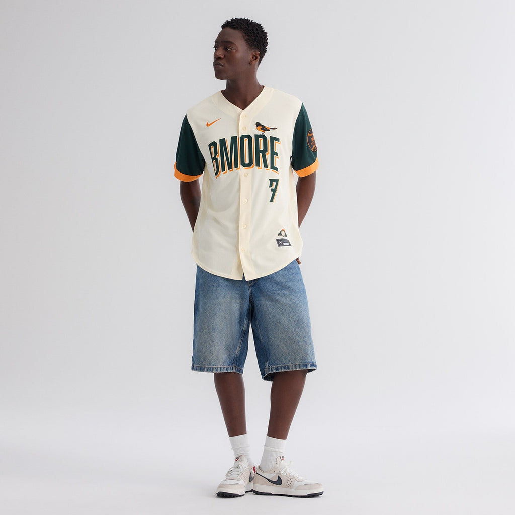 Baltimore Orioles Jackson Holliday Nike Cream 2026 City Connect Stadium Jersey