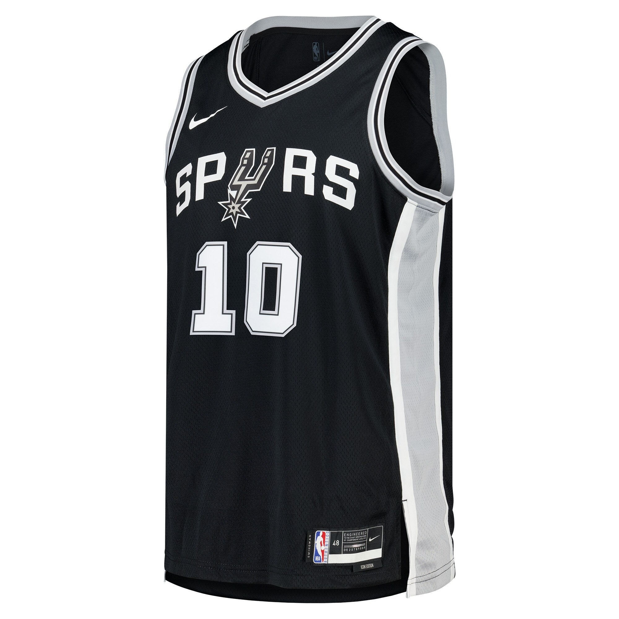 San Antonio Spurs Nike Icon Jersey - Jeremy Sochan