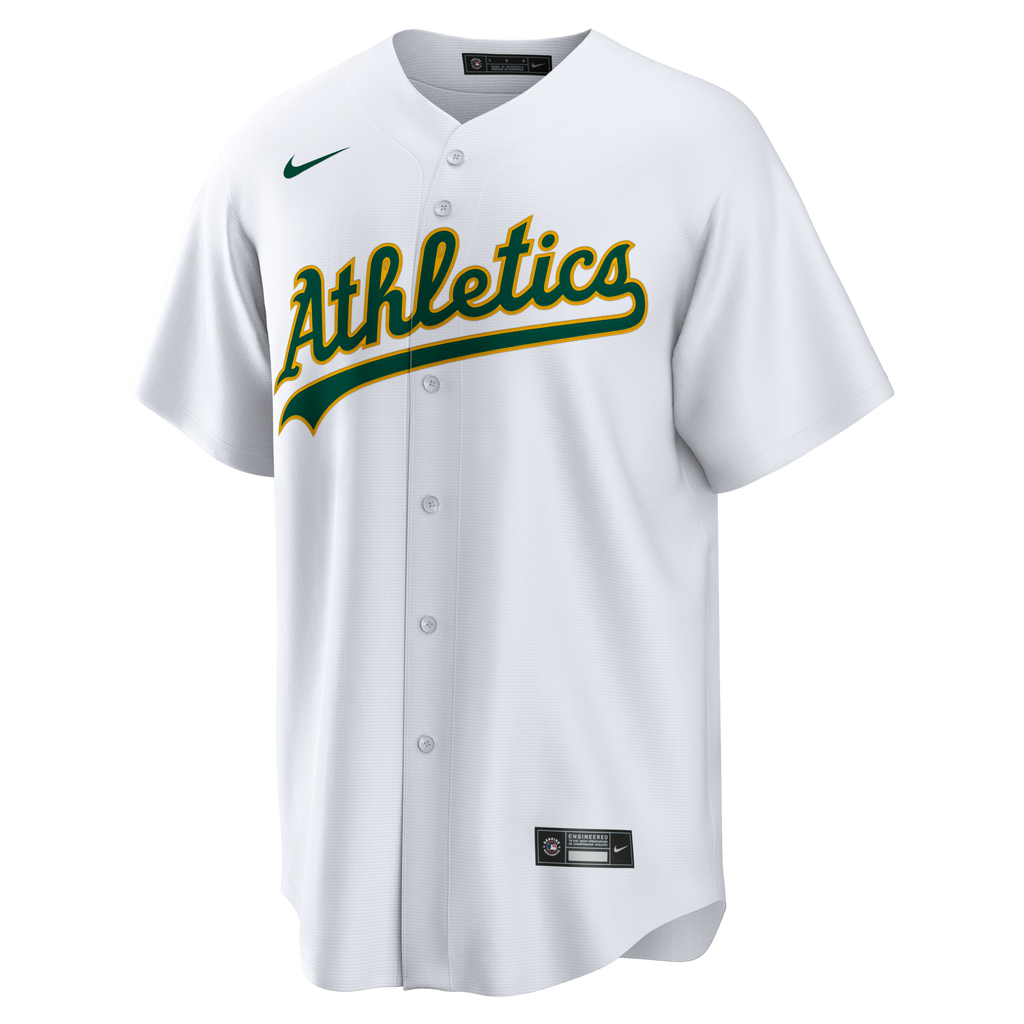 Athletics Nick Kurtz Nike White Home Replica Player Jersey