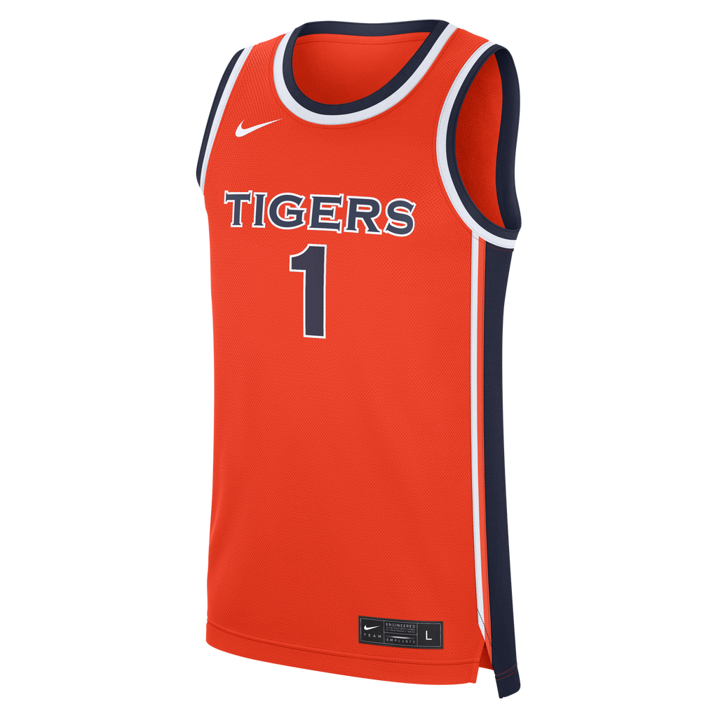 Nike Orange Auburn Tigers #1 Alternate War Eagle Replica Basketball Jersey