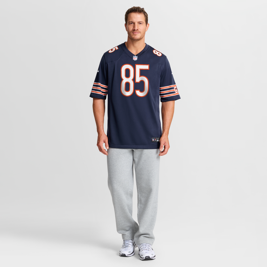 Chicago Bears Cole Kmet Nike Navy Player Game Jersey
