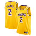 Los Angeles Lakers Nike Icon Edition Swingman Jersey - Gold - Jarred Vanderbilt