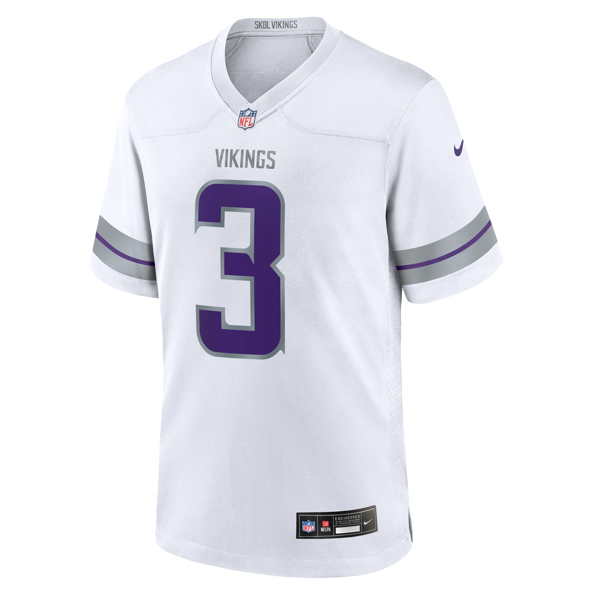 Minnesota Vikings Jordan Addison Nike White Alternate Game Player Jersey